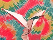 31st Mar 2017 - Origami origamibird bird wildgeese paperfolding paperart 