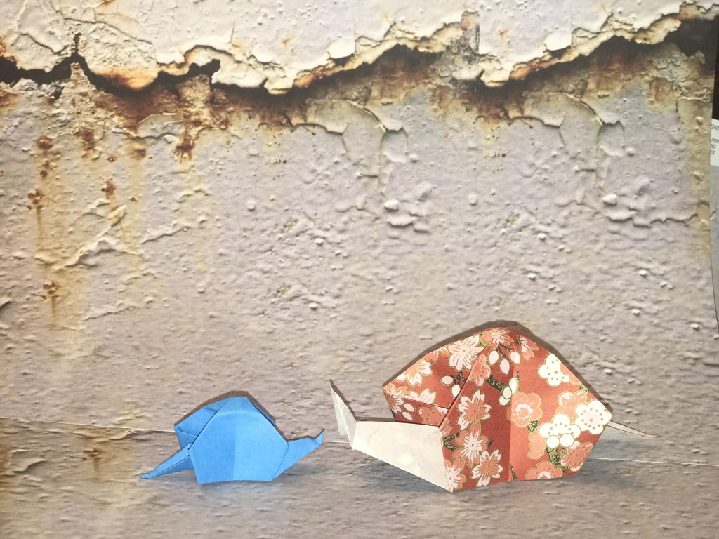 Snails: Origami  by jnadonza