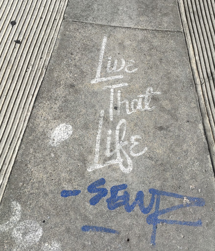 Sidewalk Stencil by handmade