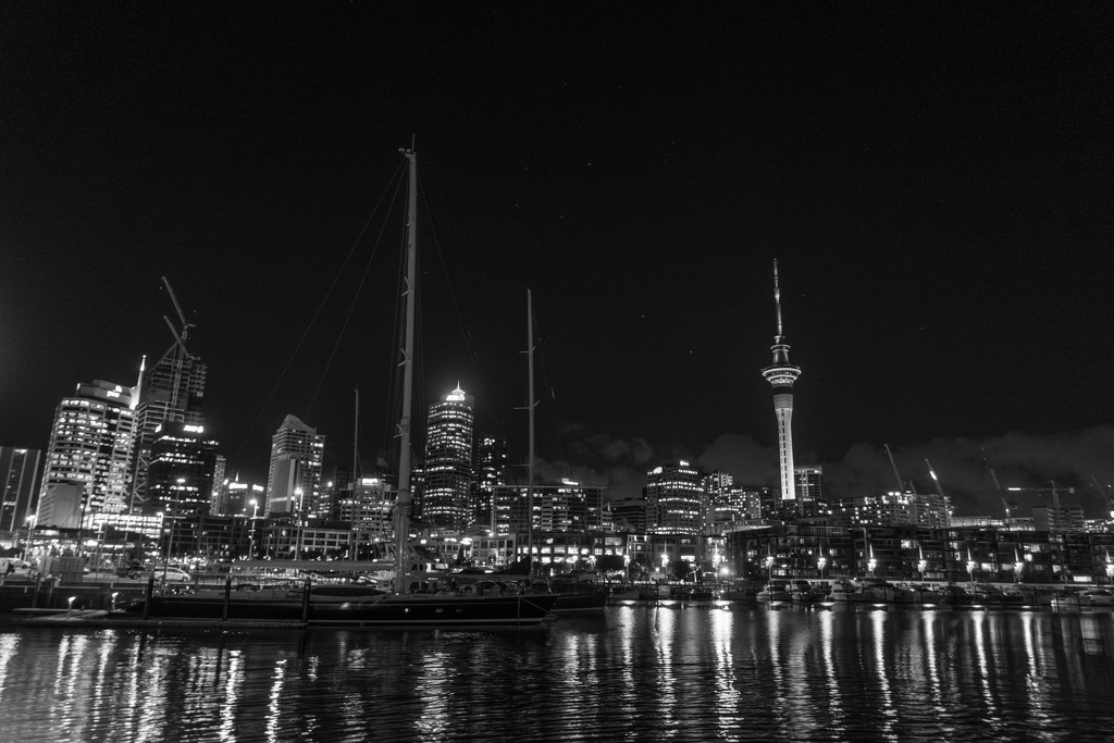 Auckland city at night by creative_shots