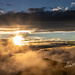 Setting sun from Mauna Kea Summit by princessleia