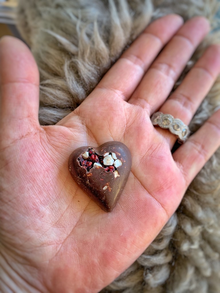 Chocolate heart.  by cocobella