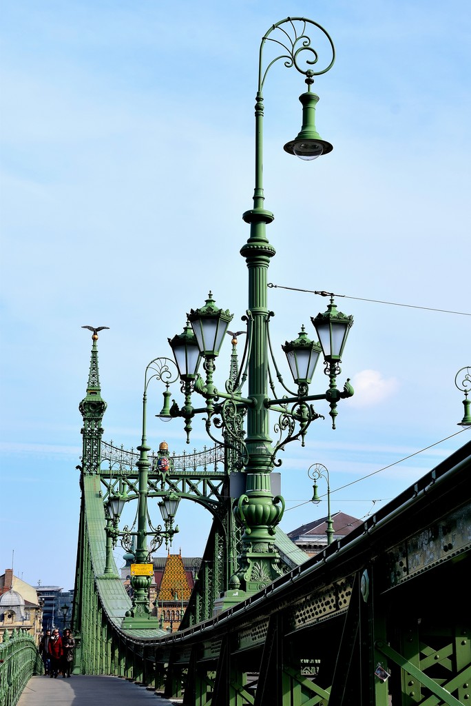 Lamps on Liberty Bridge by kork
