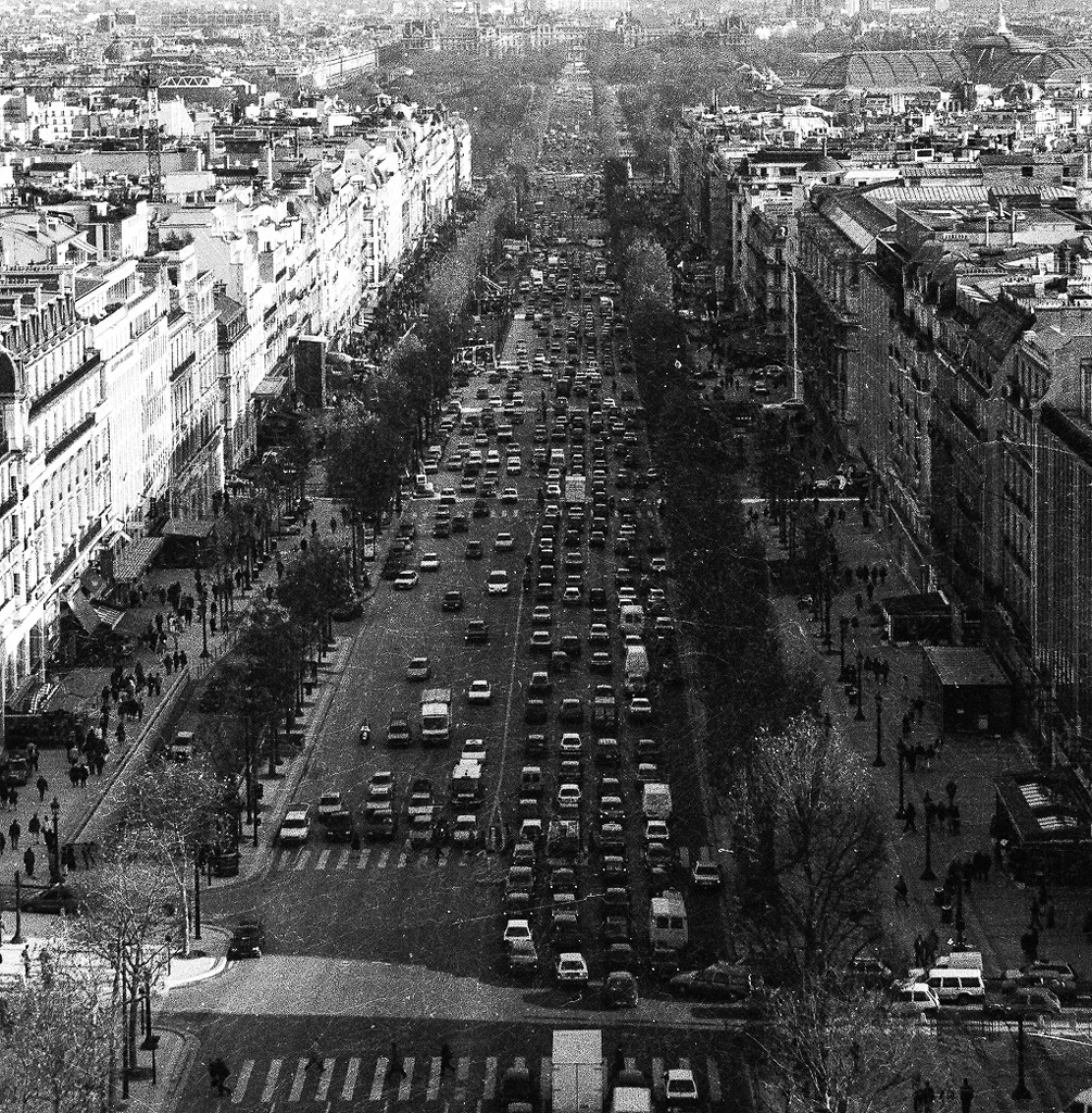 Champs Elysee c1990 by brigette