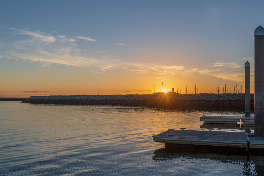 Harbor Sunset by nicoleweg