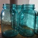 Blue Mason Jars by clay88