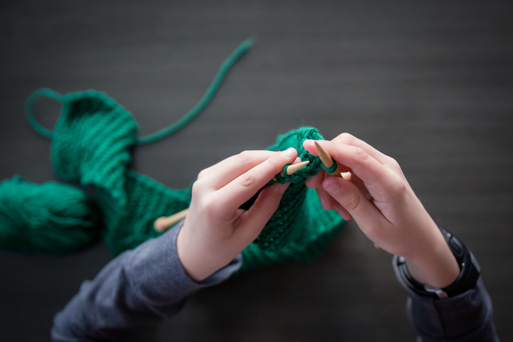 Some After School Knitting by tina_mac