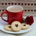 Jammy Dodgers with Hearts. by wendyfrost
