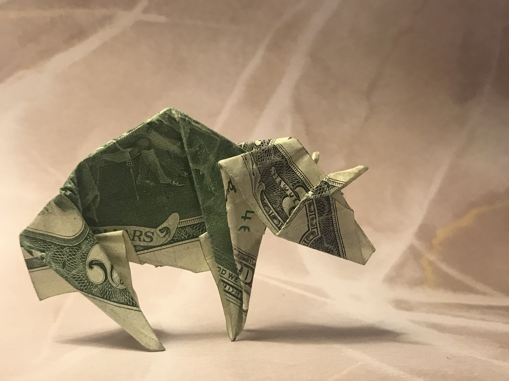 Bison: Origami  by jnadonza