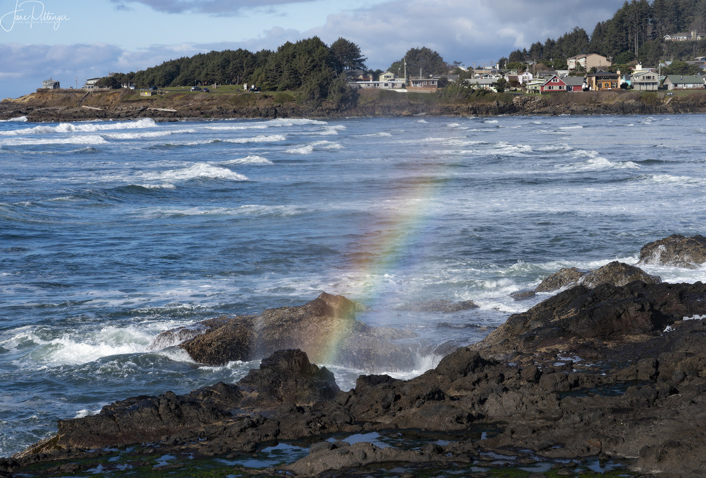 Rainbow After the Surf Burst by jgpittenger