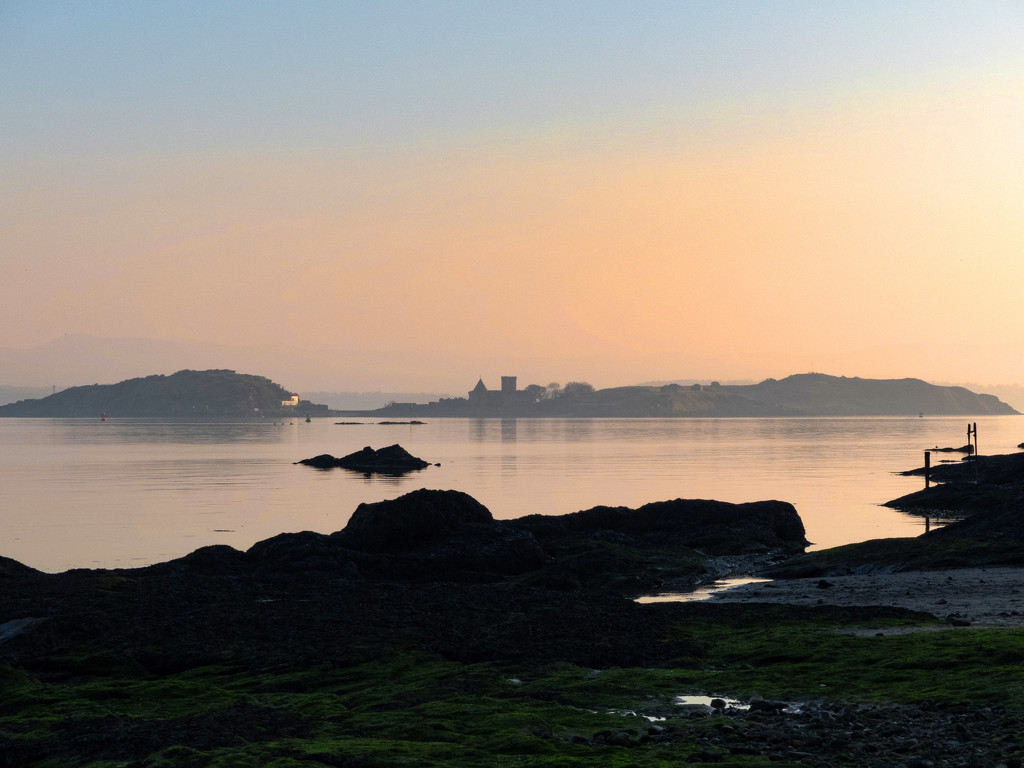 Fabulous light again on Inchcolm Abbey by frequentframes
