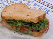 26th Feb 2019 - Mediterranean Veggie Sandwich