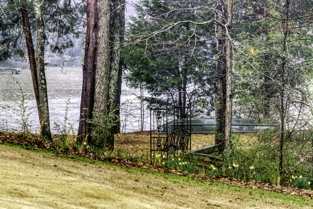 Rainy Day on Hickory Lake by kvphoto