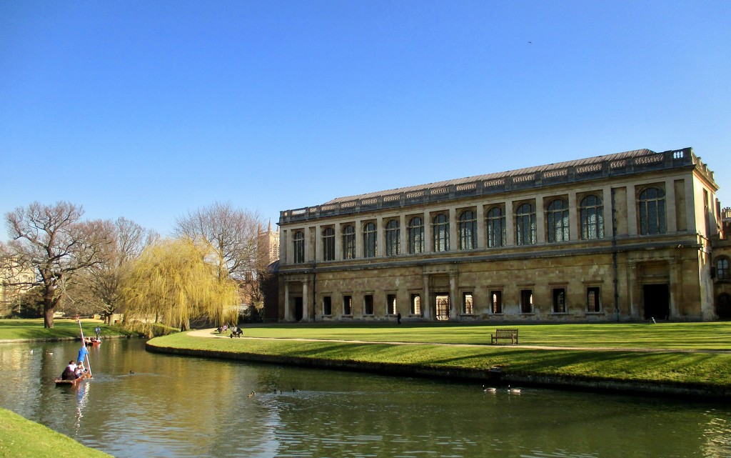 17th Century Christopher Wren Library Trinity College  by foxes37