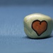 Painted rock of love! by bizziebeeme