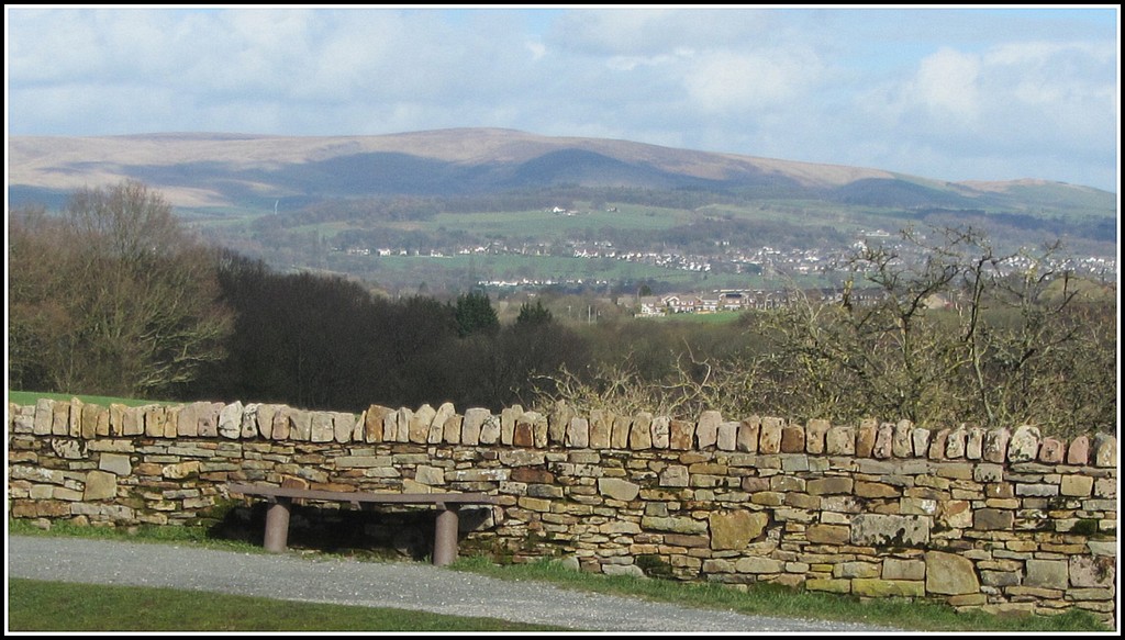 Pendle Hill from beside Leeds Liverpool canal. by grace55
