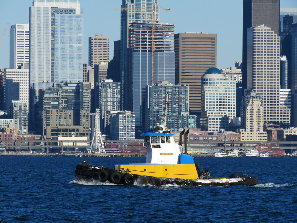Colorful Tugboat by seattlite