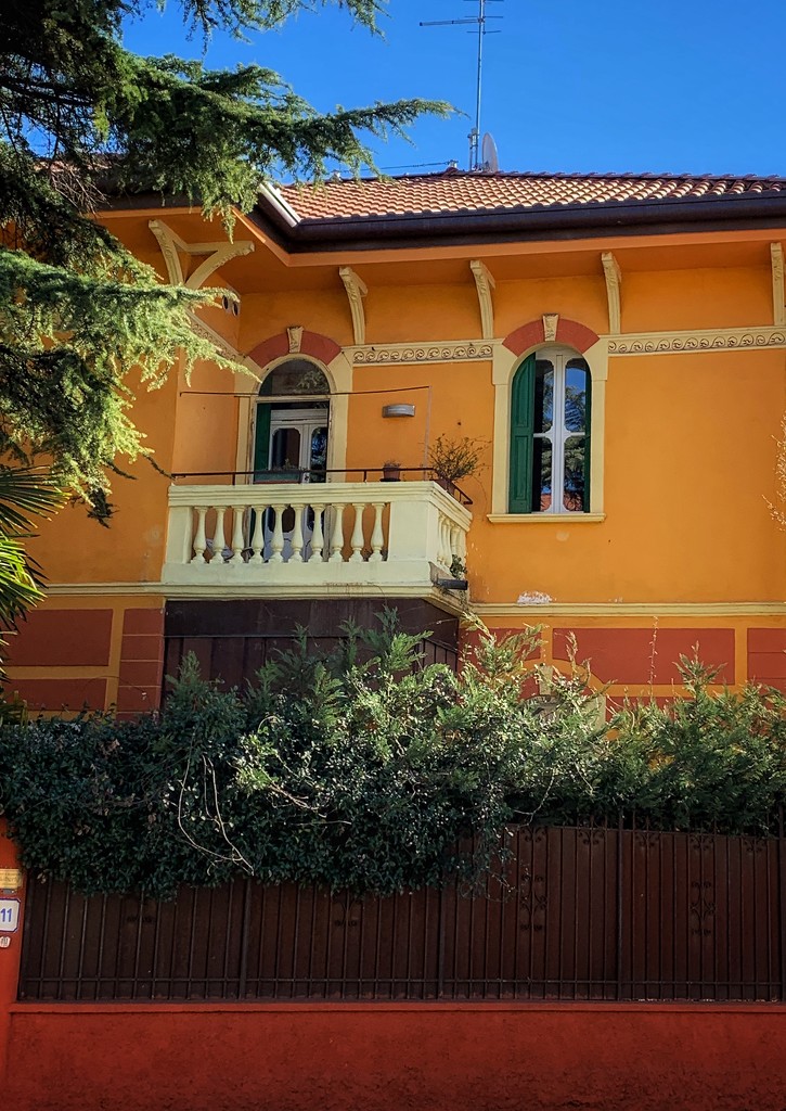 Orange facade.  by caterina