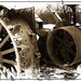 Rusty Tractor Wheels by olivetreeann