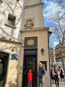 13th Mar 2019 - Monkey mosaics boulevard Saint Michel. 