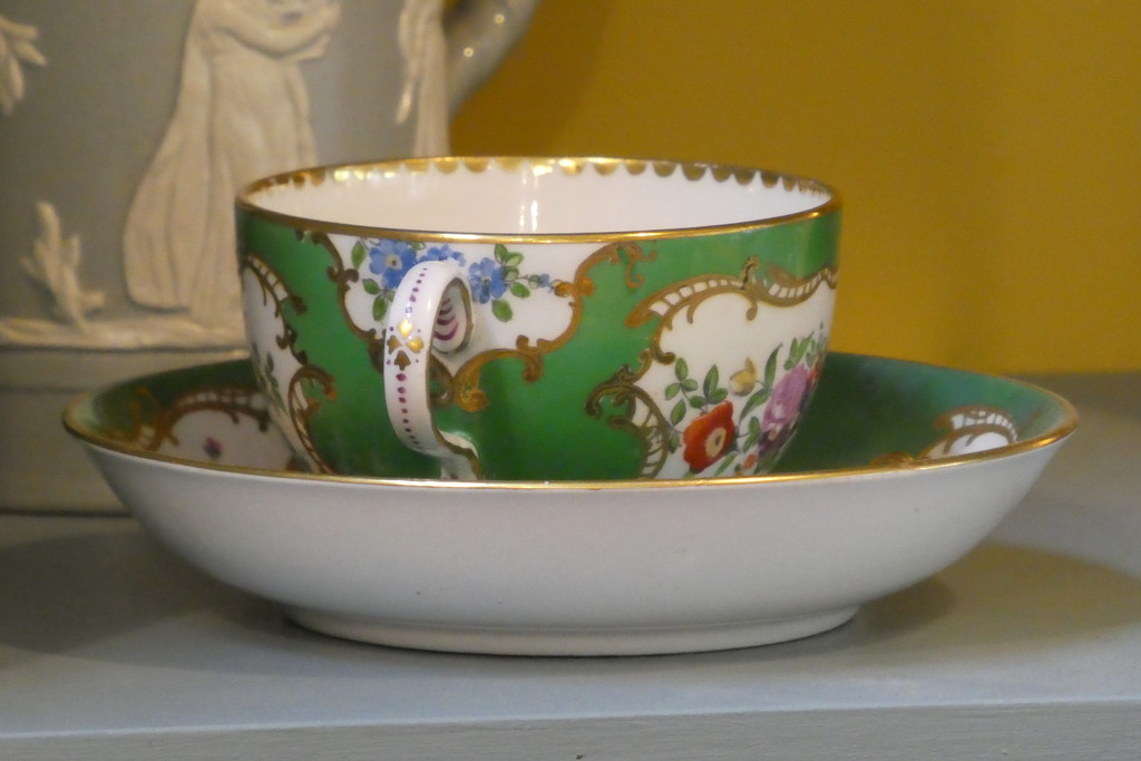 tea cup and tea saucer  by anniesue