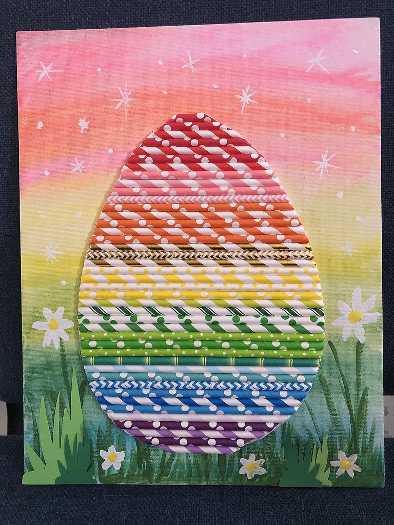 Rainbow egg by homeschoolmom
