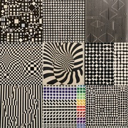 18th Mar 2019 - Nine Vasarely in black and white. 