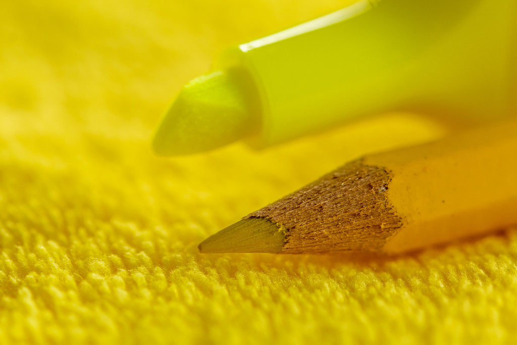 Yellow Pencils by yorkshirekiwi