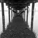Under the Pier B&W by clay88