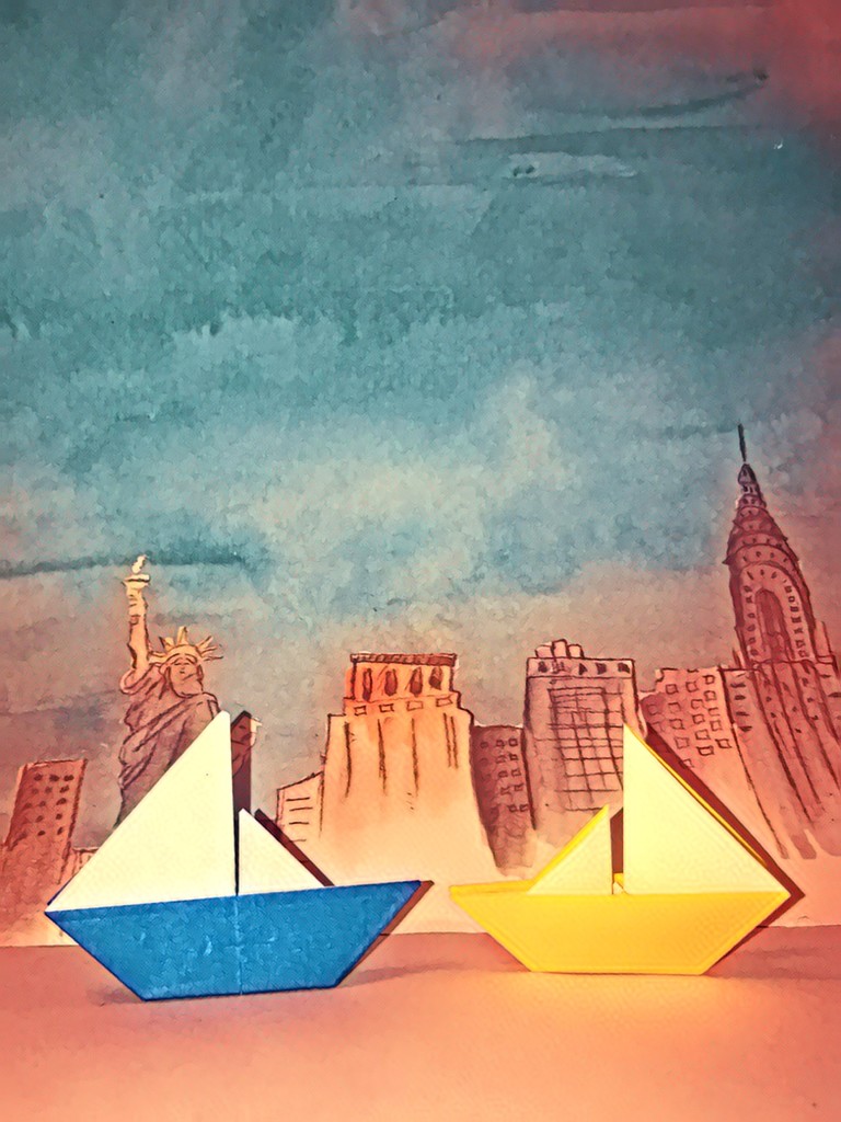 Sailing: Origami  by jnadonza