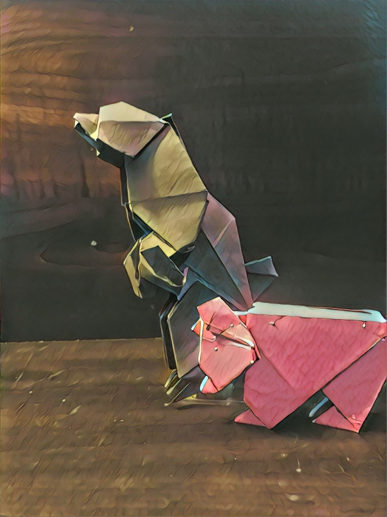 Bear Cubs: Origami  by jnadonza