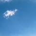 Little cloud in a blue sky by mittens