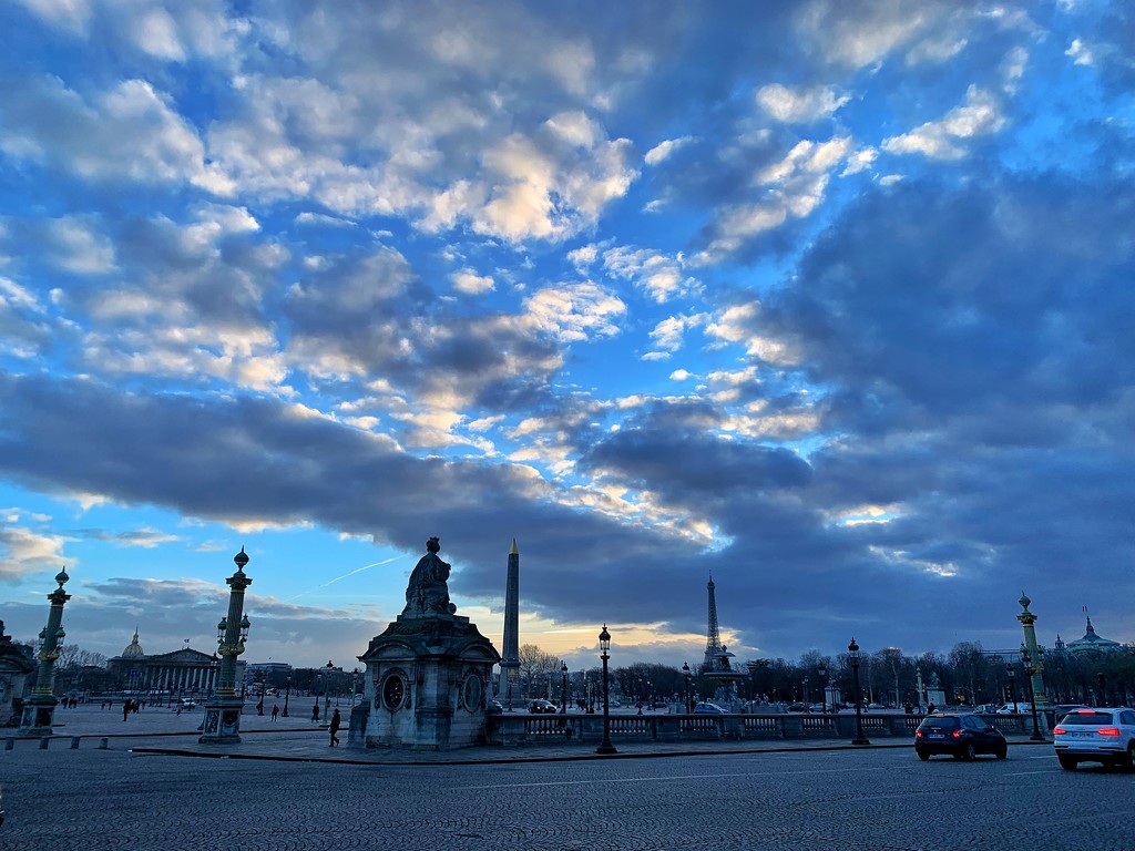 Sunset on Paris.  by cocobella