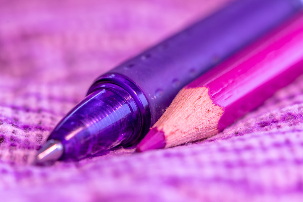Purple pens by yorkshirekiwi