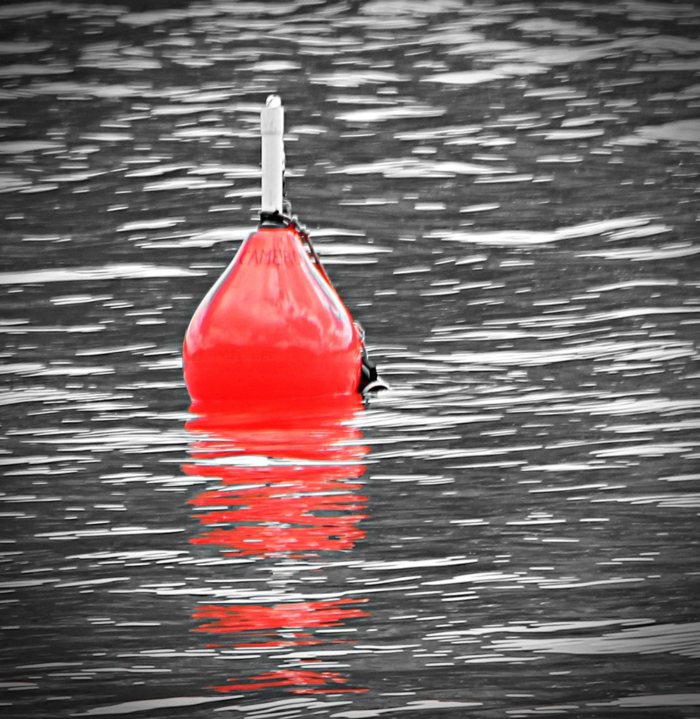 Orange buoy by kiwinanna