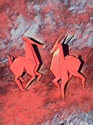 7th Aug 2017 - Gazelle: Kirikomi Origami 