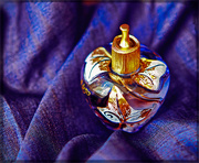 23rd Mar 2019 - Indigo Silk and Perfume