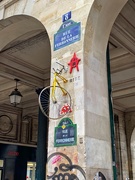 24th Mar 2019 - Red space invader rue de la Ferronnerie. 