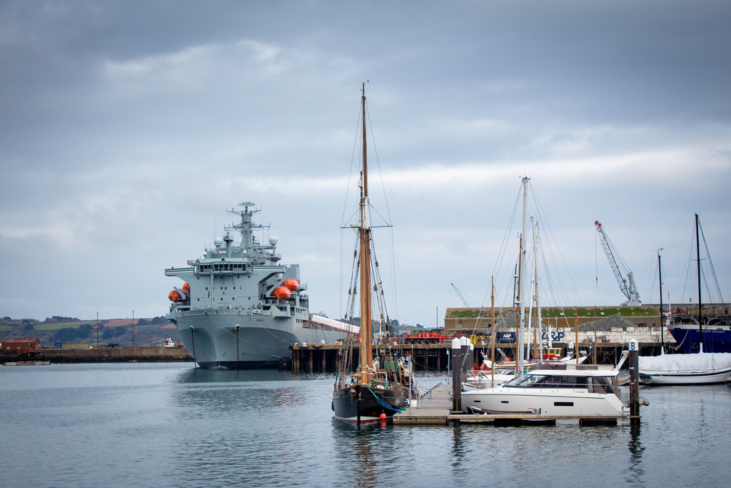 Falmouth docks by swillinbillyflynn