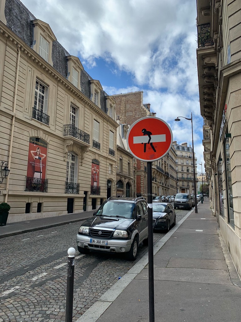 Fun sign in Paris.  by cocobella