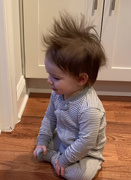 26th Mar 2019 - Jack has some serious bed head!