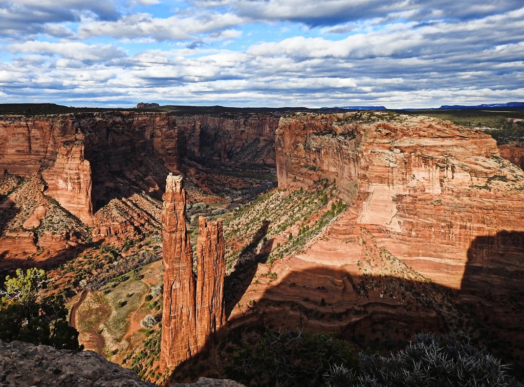 Spider Rock, Canyon de Chelly, Arizona by janeandcharlie