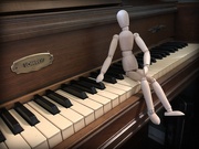 25th Mar 2019 - Woody learns to play piano