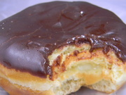 29th Mar 2019 - Creme-Filled Donut with Chocolate Icing
