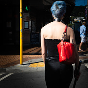 30th Mar 2019 - Lady with Red Bag