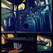 Locomotive, Steam Crane 1034 - collage by annied