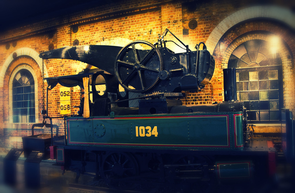 Locomotive, Steam Crane 1034 by annied