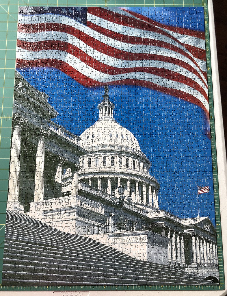 Capitol puzzle is done by homeschoolmom