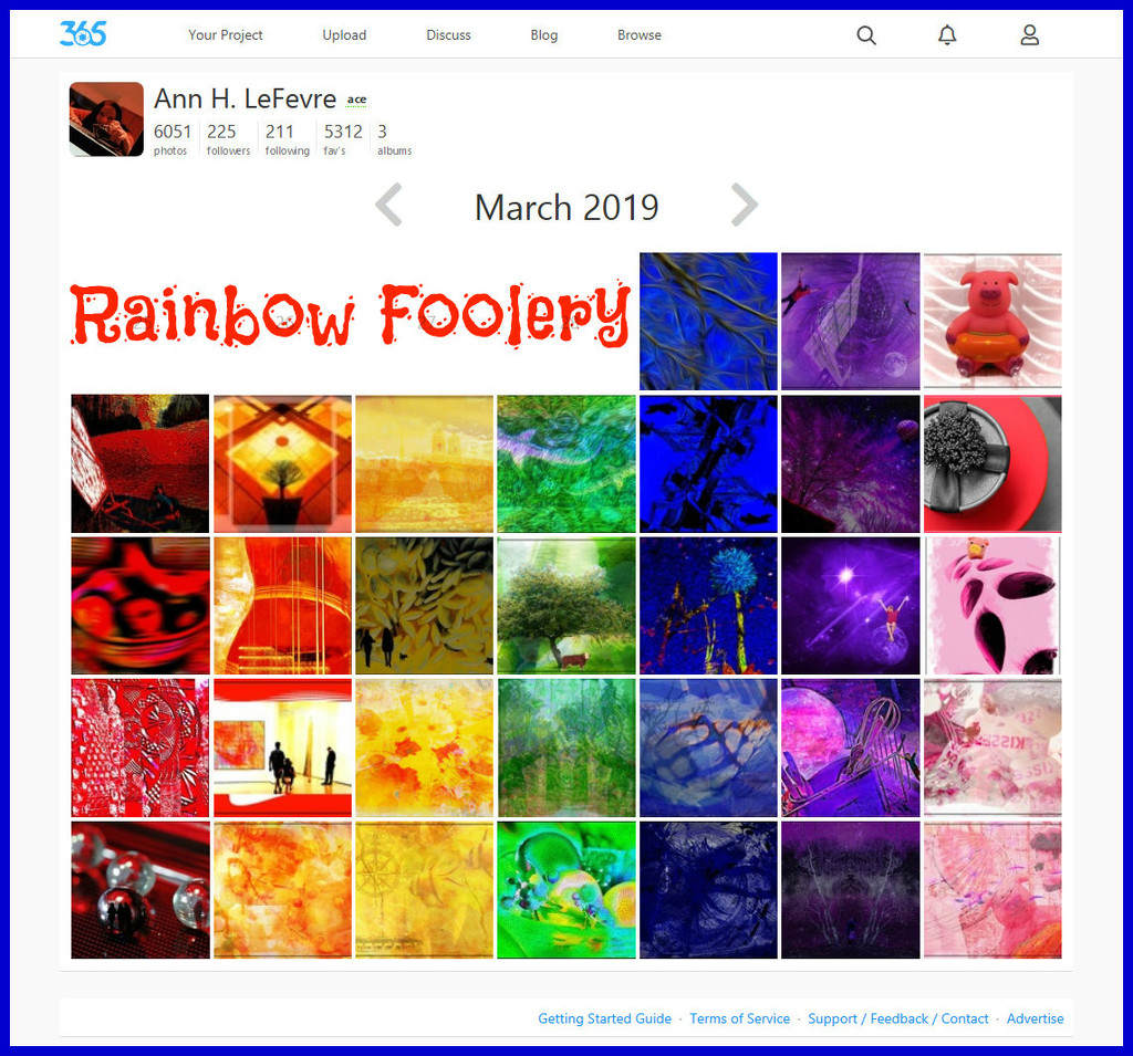 Rainbow Foolery Calendar by olivetreeann