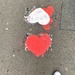 One red heart, one white heart.  by cocobella